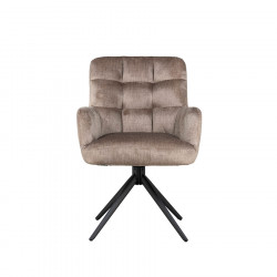 Benno Swivel Dining Chair Taupe
